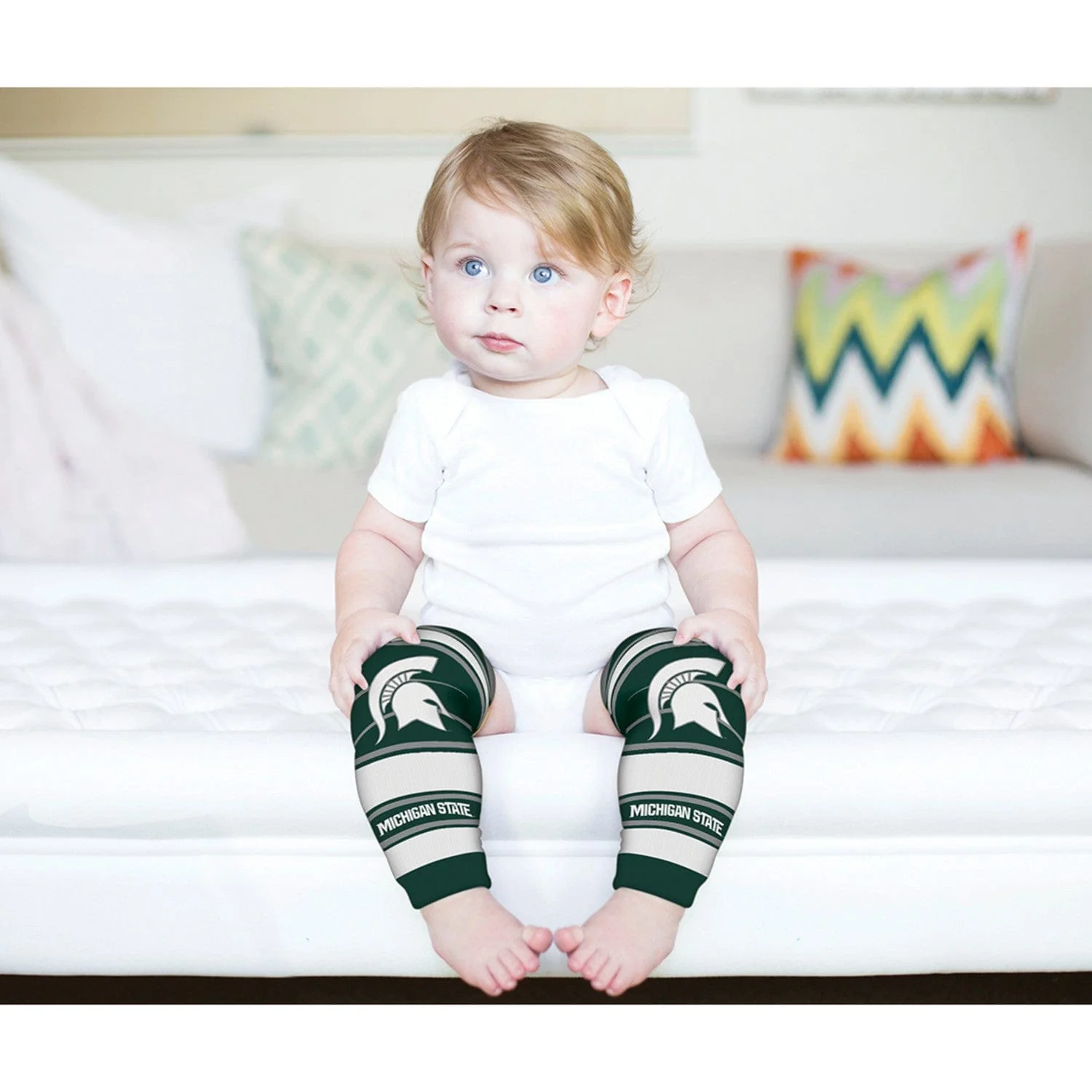 Michigan State Spartans Baby Leg Warmers - Image 5