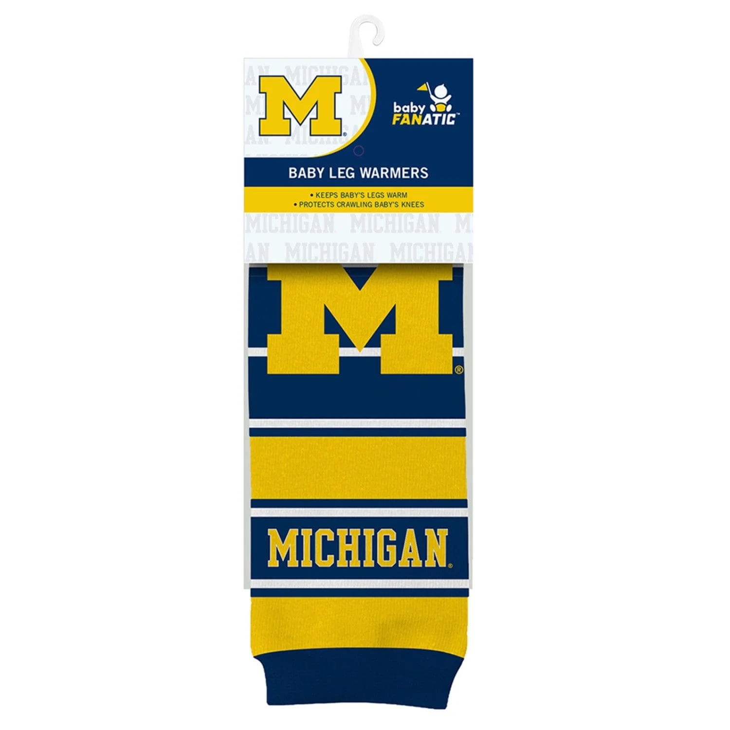 Michigan Wolverines Baby Leg Warmers - Image 2