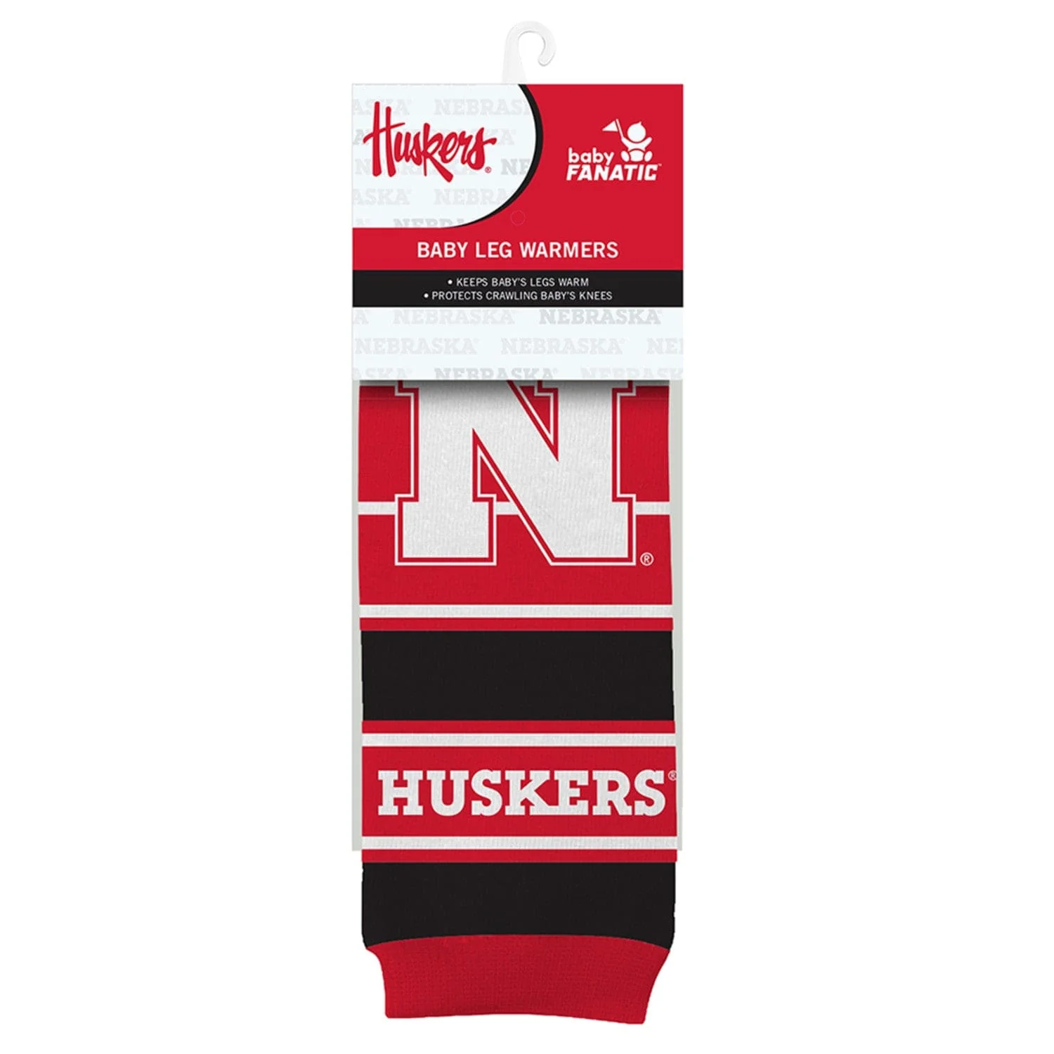 Nebraska Cornhuskers Baby Leg Warmers - Image 2