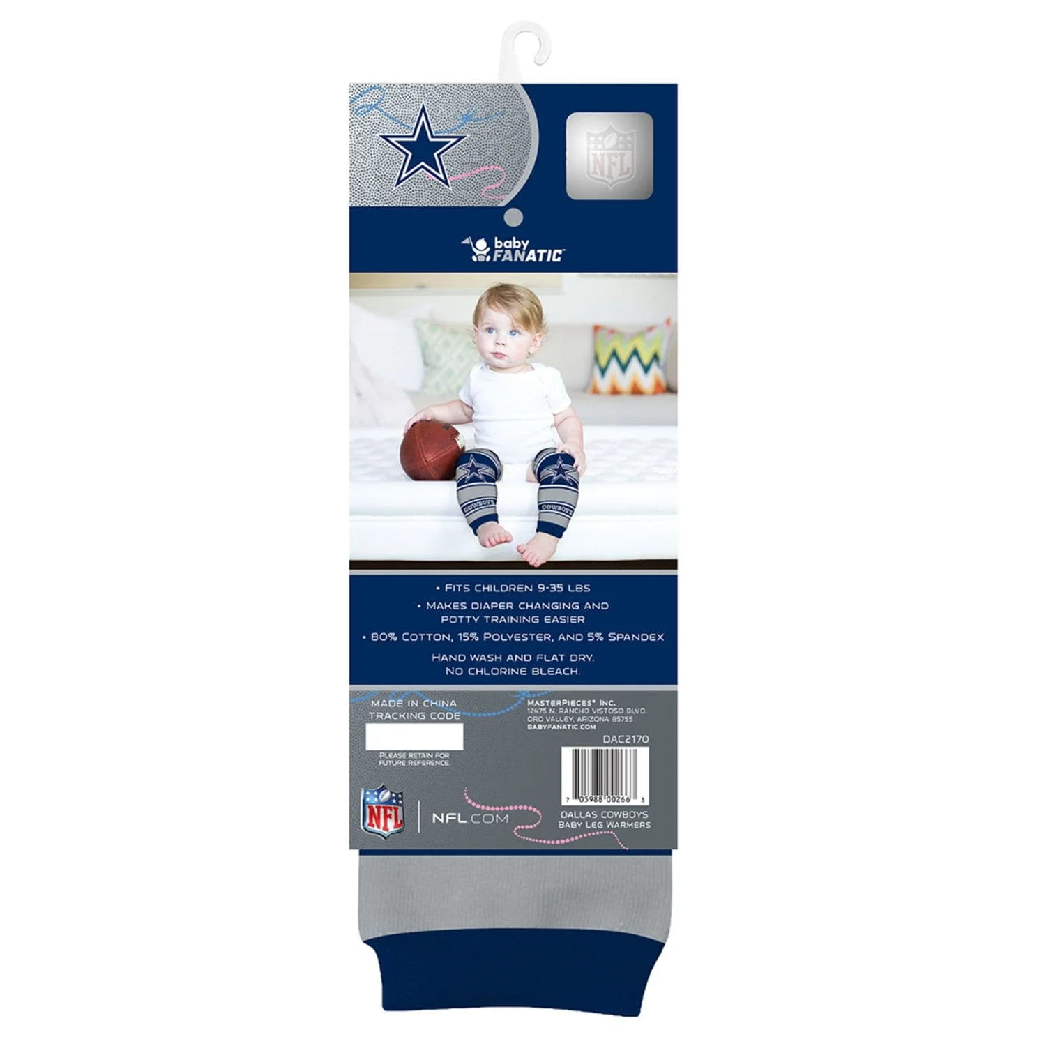 Dallas Cowboys Baby Leg Warmers - Image 3
