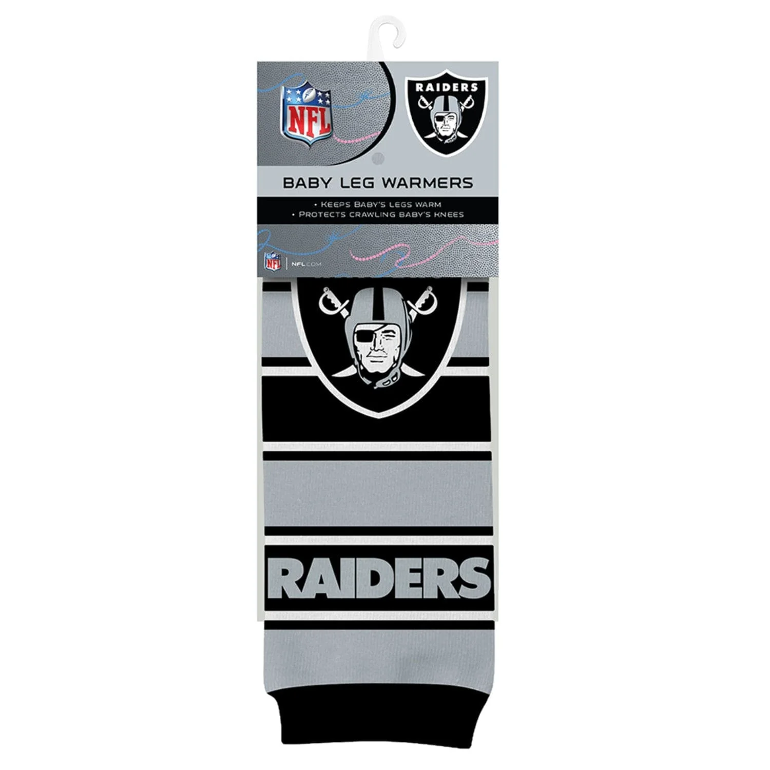 Las Vegas Raiders Baby Leg Warmers - Image 2
