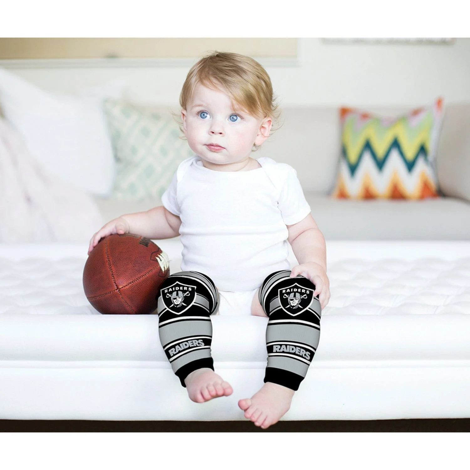 Las Vegas Raiders Baby Leg Warmers - Image 5