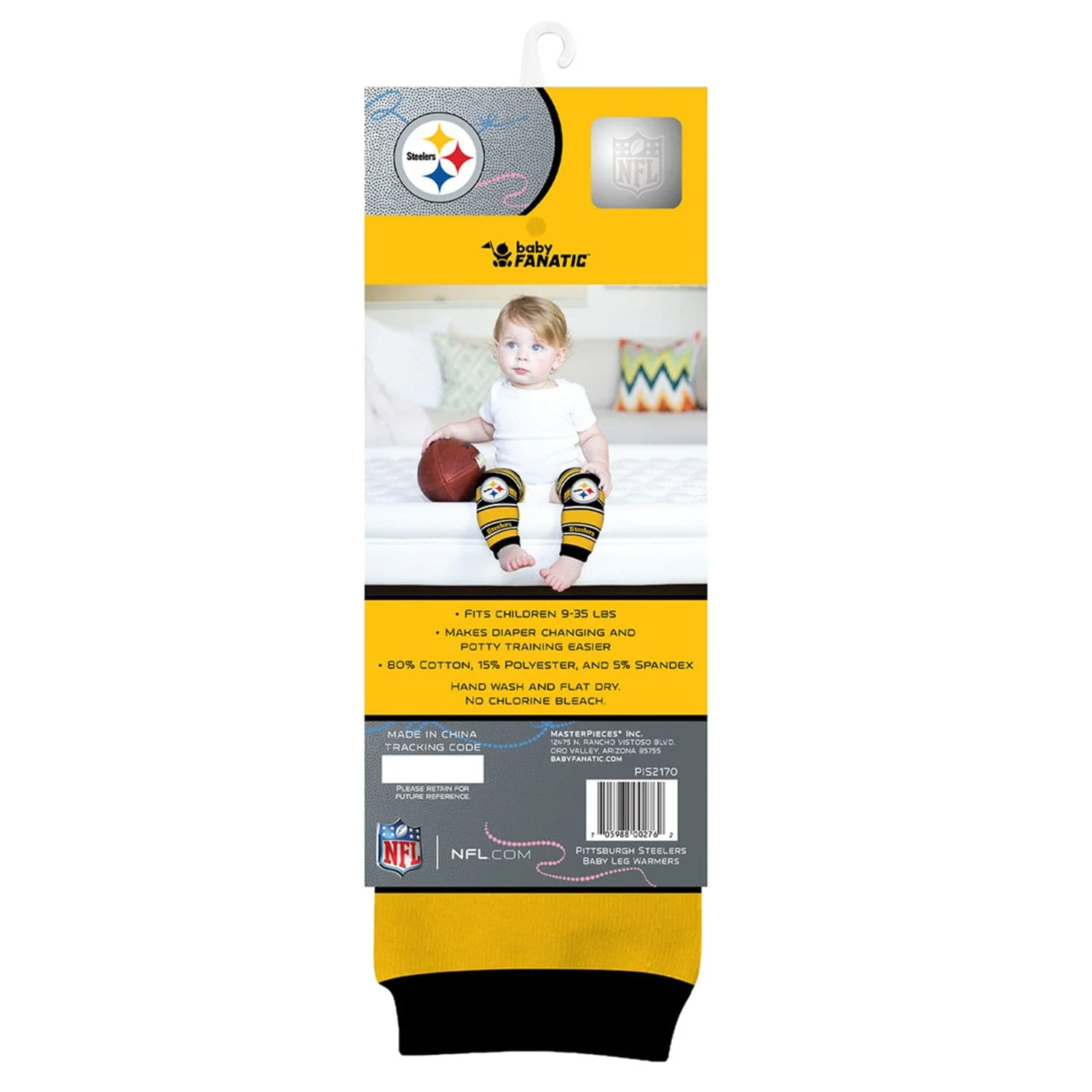 Pittsburgh Steelers Baby Leg Warmers - Image 3