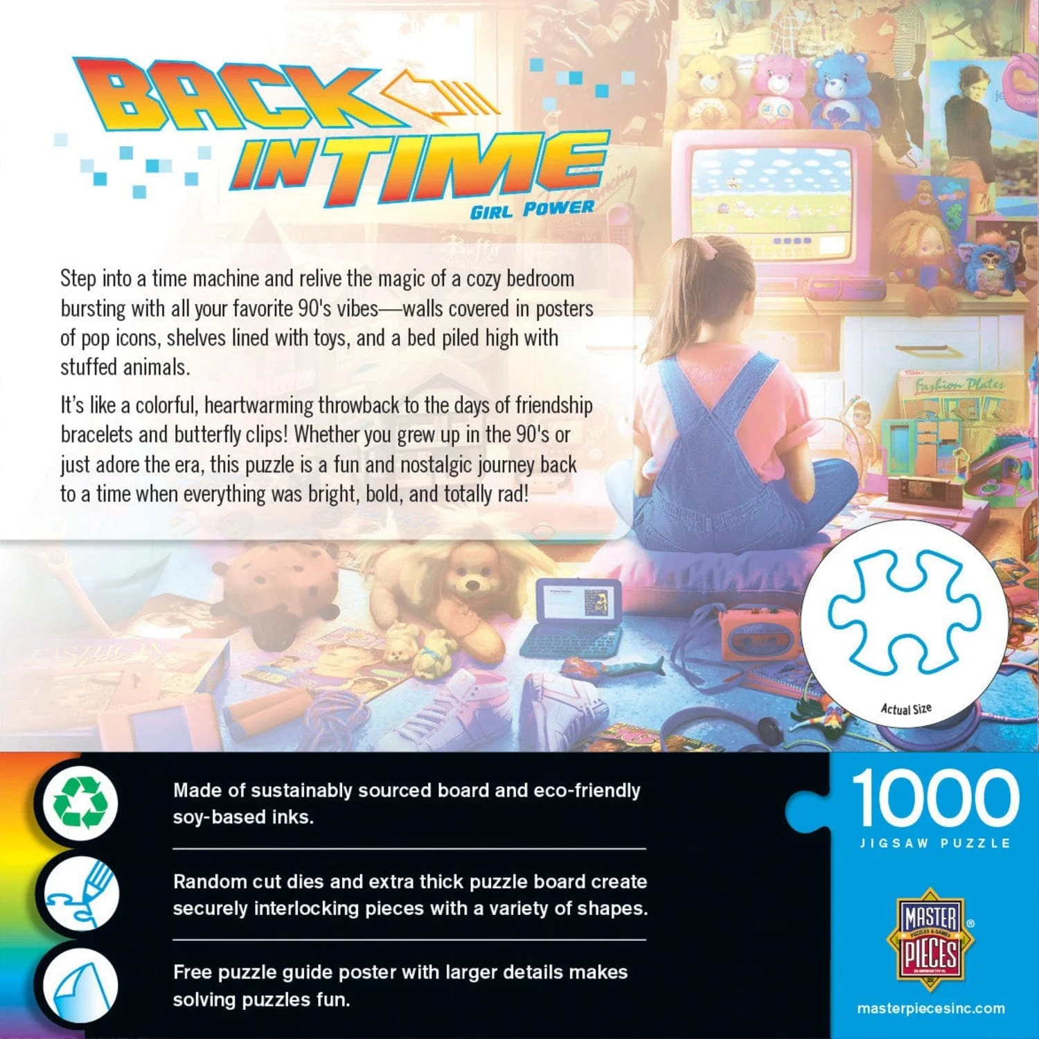 Back in Time - Girl Power 1000 Piece Jigsaw Puzzle - Image 3