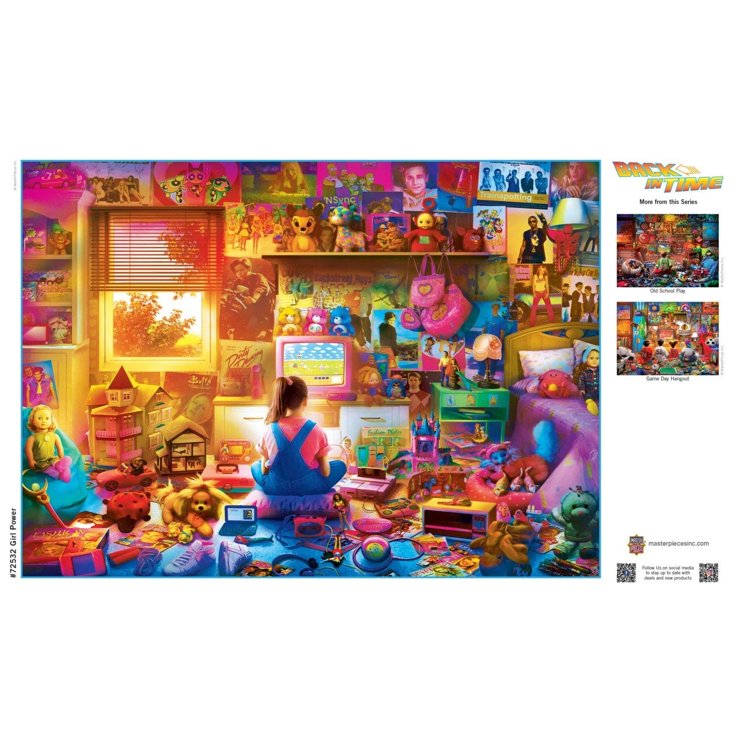 Back in Time - Girl Power 1000 Piece Jigsaw Puzzle - Image 4