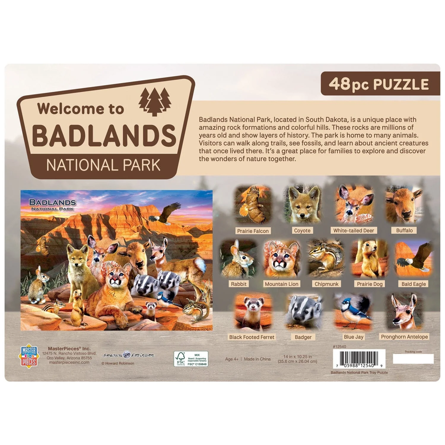 Badlands National Park 48 Piece Tray Puzzle - Image 3