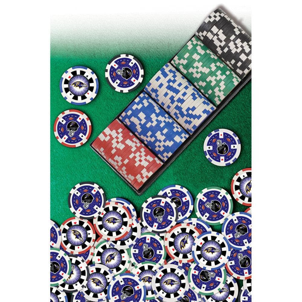 Baltimore Ravens 100 Piece Poker Chips - Image 5