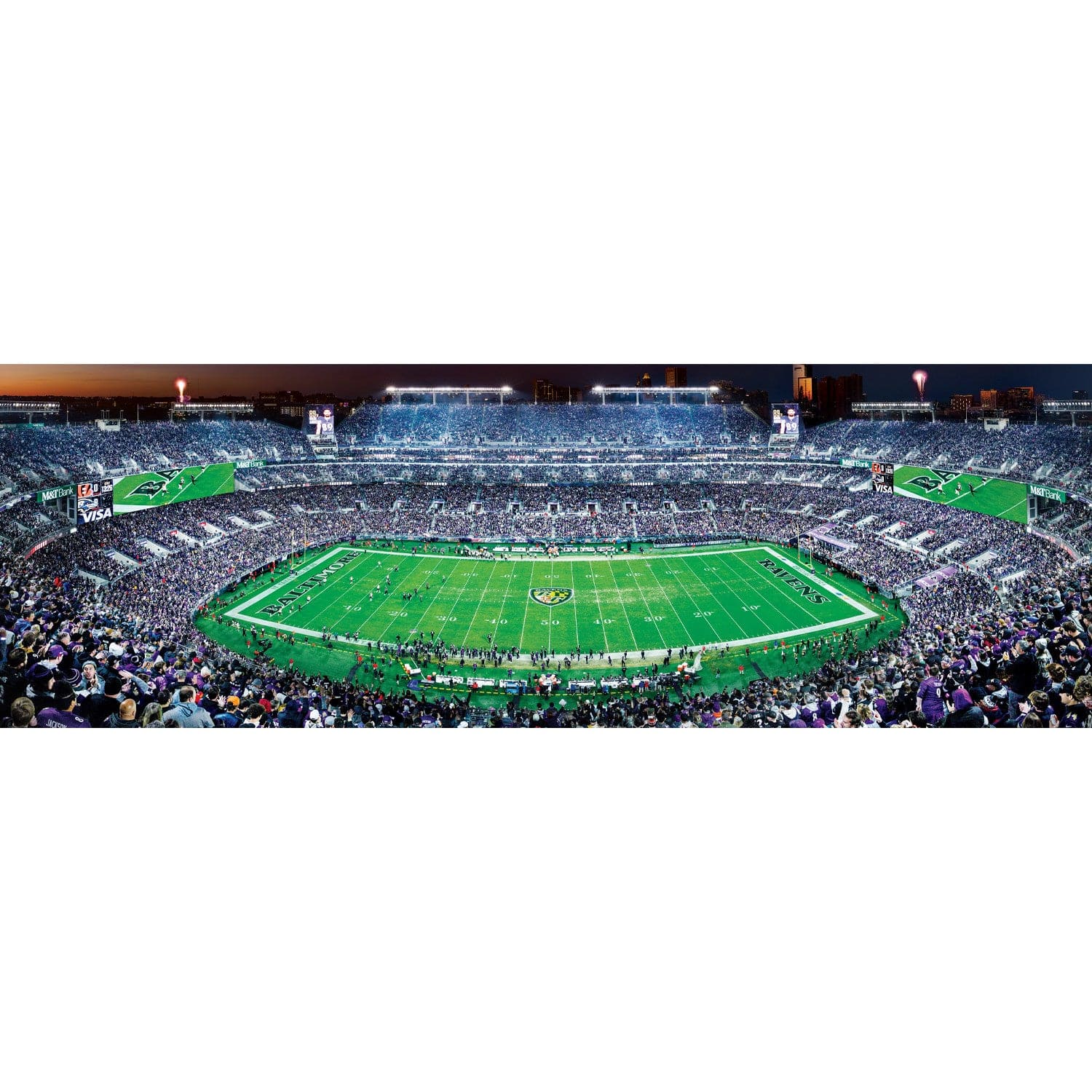 Baltimore Ravens - 1000 Piece Panoramic Jigsaw Puzzle - Image 2