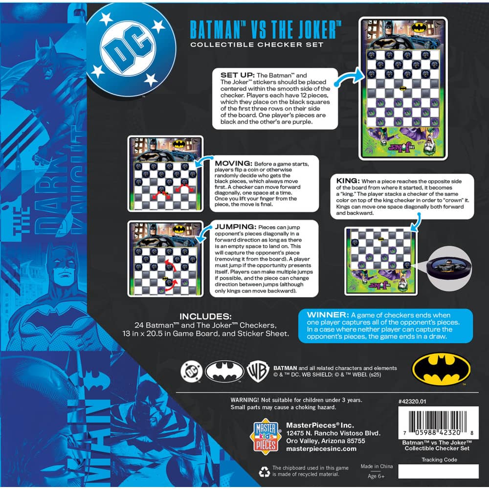 Batman vs The Joker Checkers Board Game - Image 3
