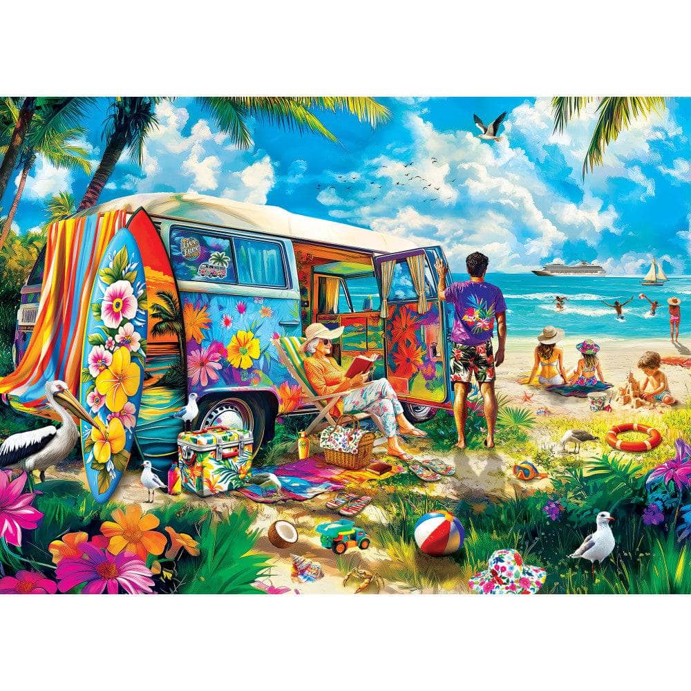 Beach Life - Beachside Bliss 1000 Piece Jigsaw Puzzle - Image 2