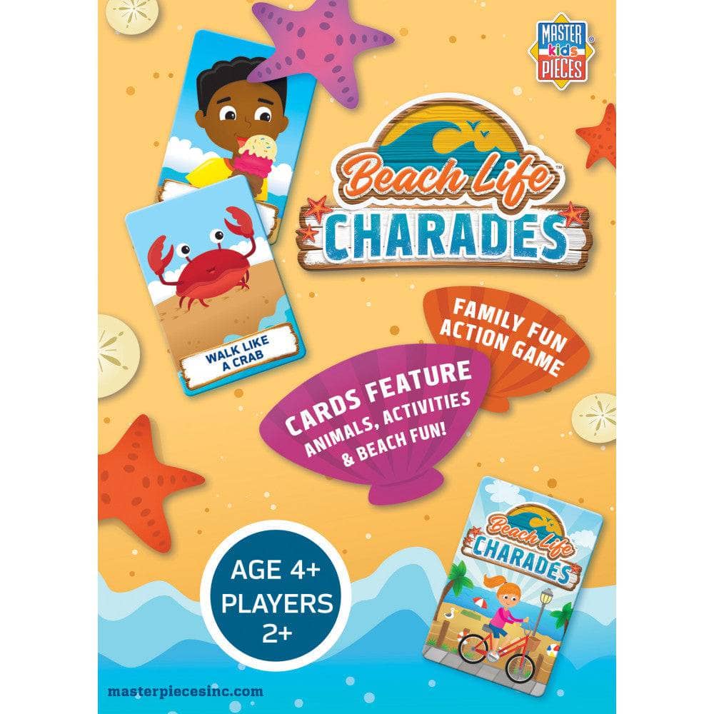 Beach Life Charades Card Game - Image 3