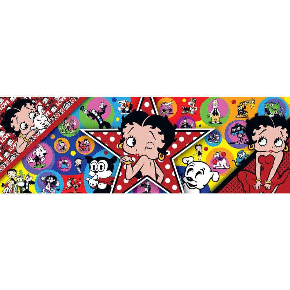 Betty Boop - 1000 Piece Panoramic Jigsaw Puzzle - Image 2