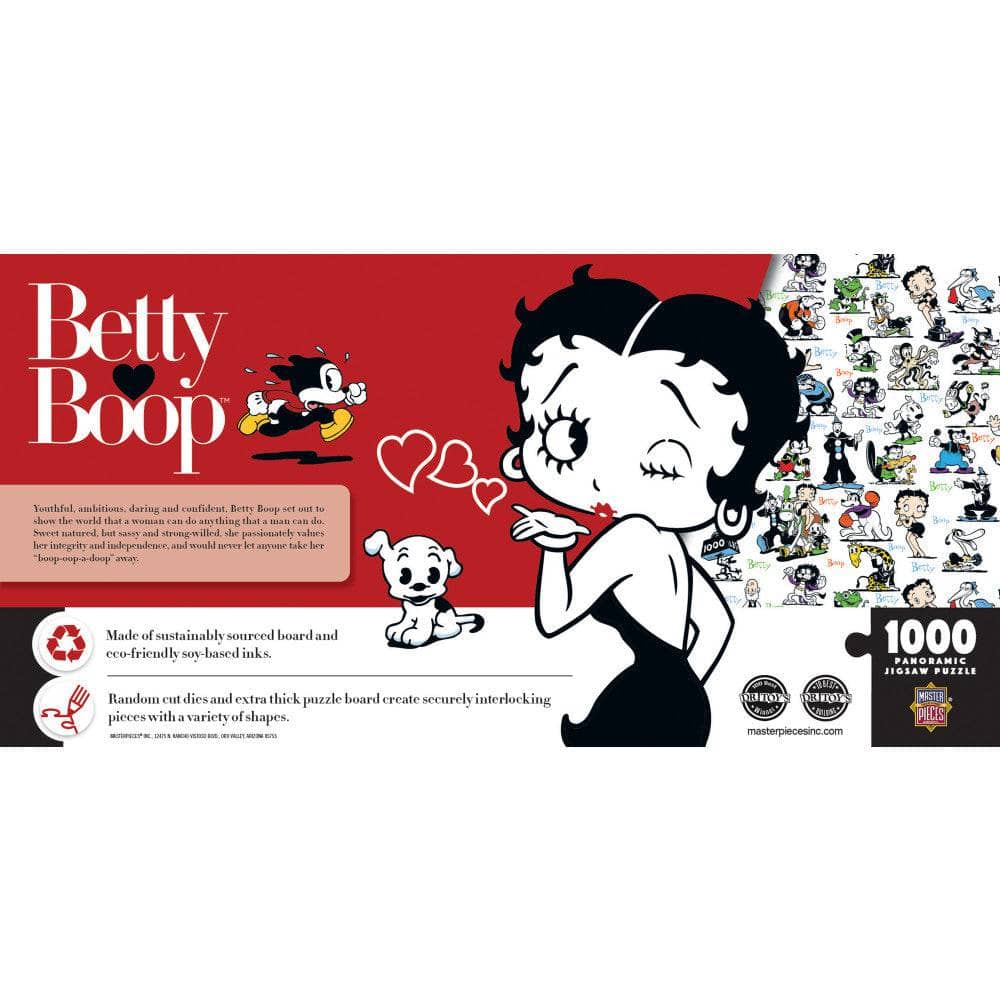 Betty Boop - 1000 Piece Panoramic Jigsaw Puzzle - Image 3