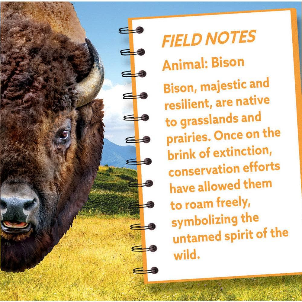 Bison 100 Piece Shaped Jigsaw Puzzle - Image 3