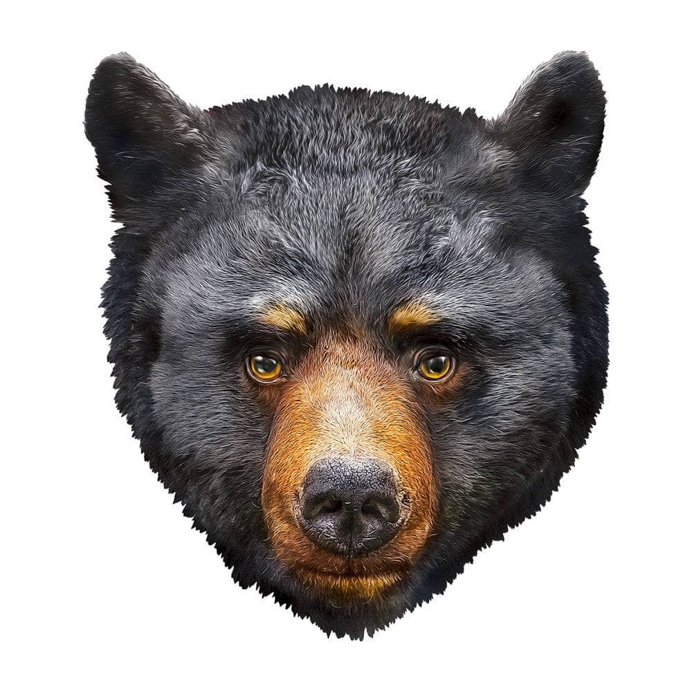 Black Bear 100 Piece Shaped Jigsaw Puzzle - Image 2