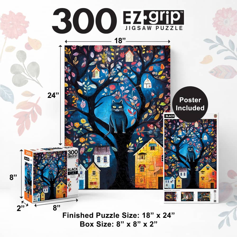 Black Cats - Le Petit Chaton 300 Piece EZ Grip Jigsaw Puzzle - Image 5