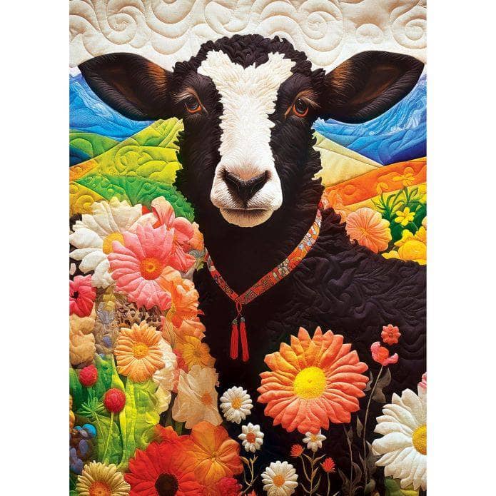 Quilted - Black Sheep of the Family 1000 Piece Jigsaw Puzzle - Image 2