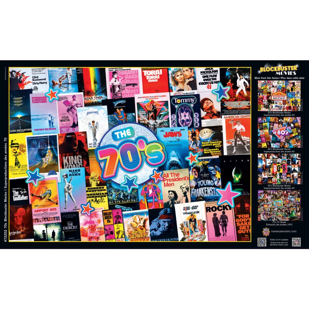 70's Blockbusters 1000 Piece Jigsaw Puzzle - Image 4