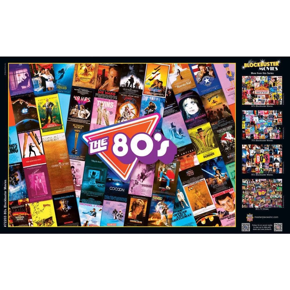 80's Blockbusters 1000 Piece Jigsaw Puzzle - Image 4