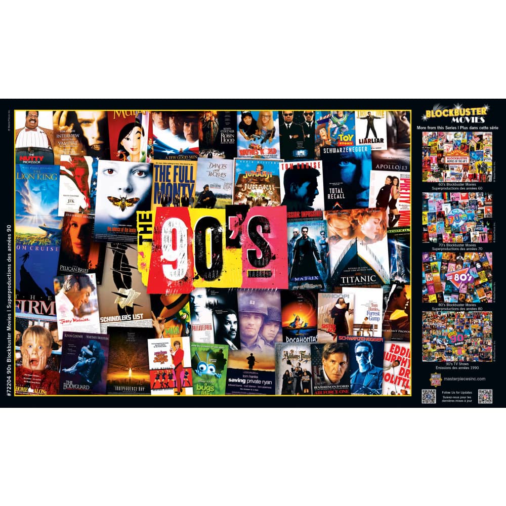 90's Blockbusters 1000 Piece Jigsaw Puzzle - Image 4