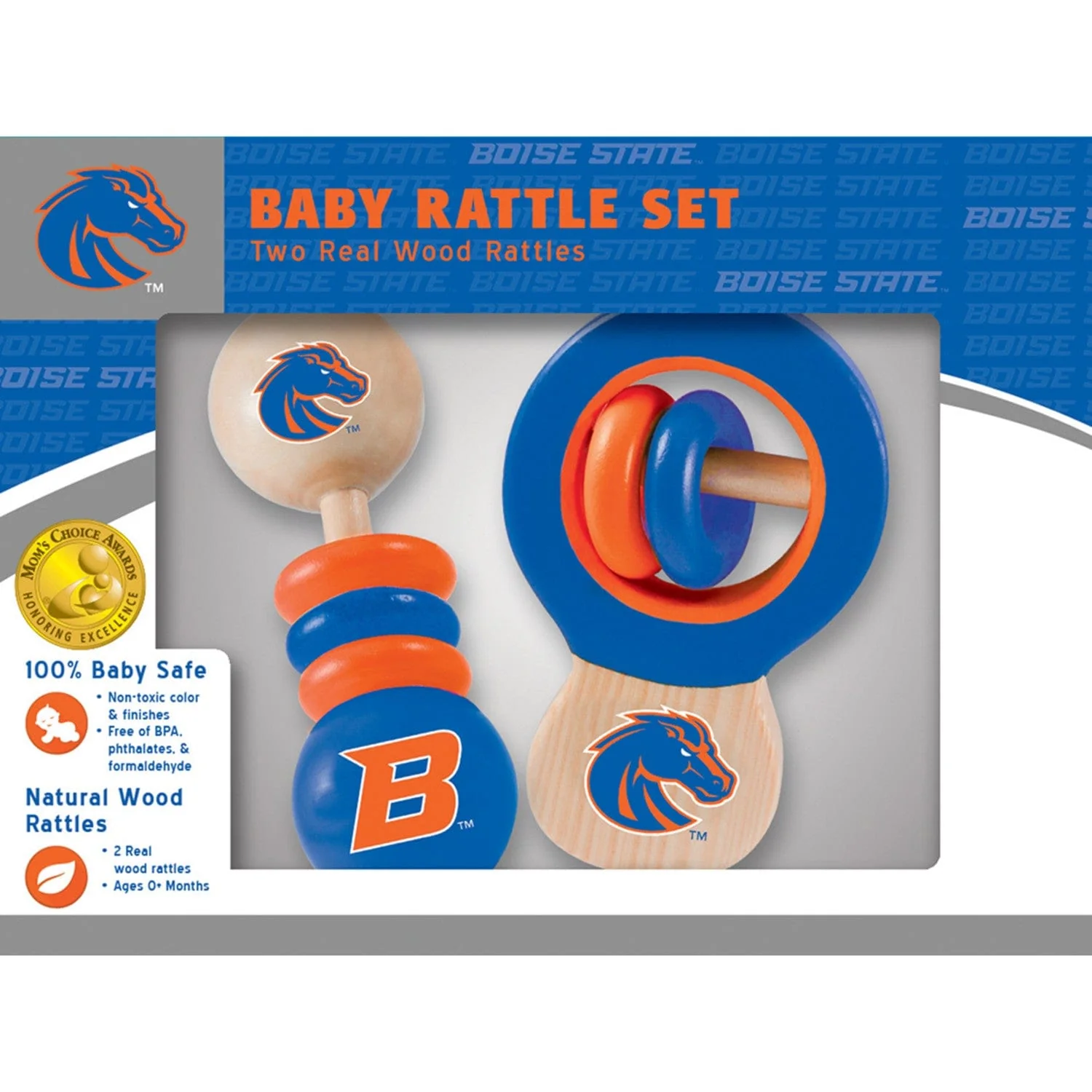 Boise State Broncos - Baby Rattles 2-Pack - Image 2