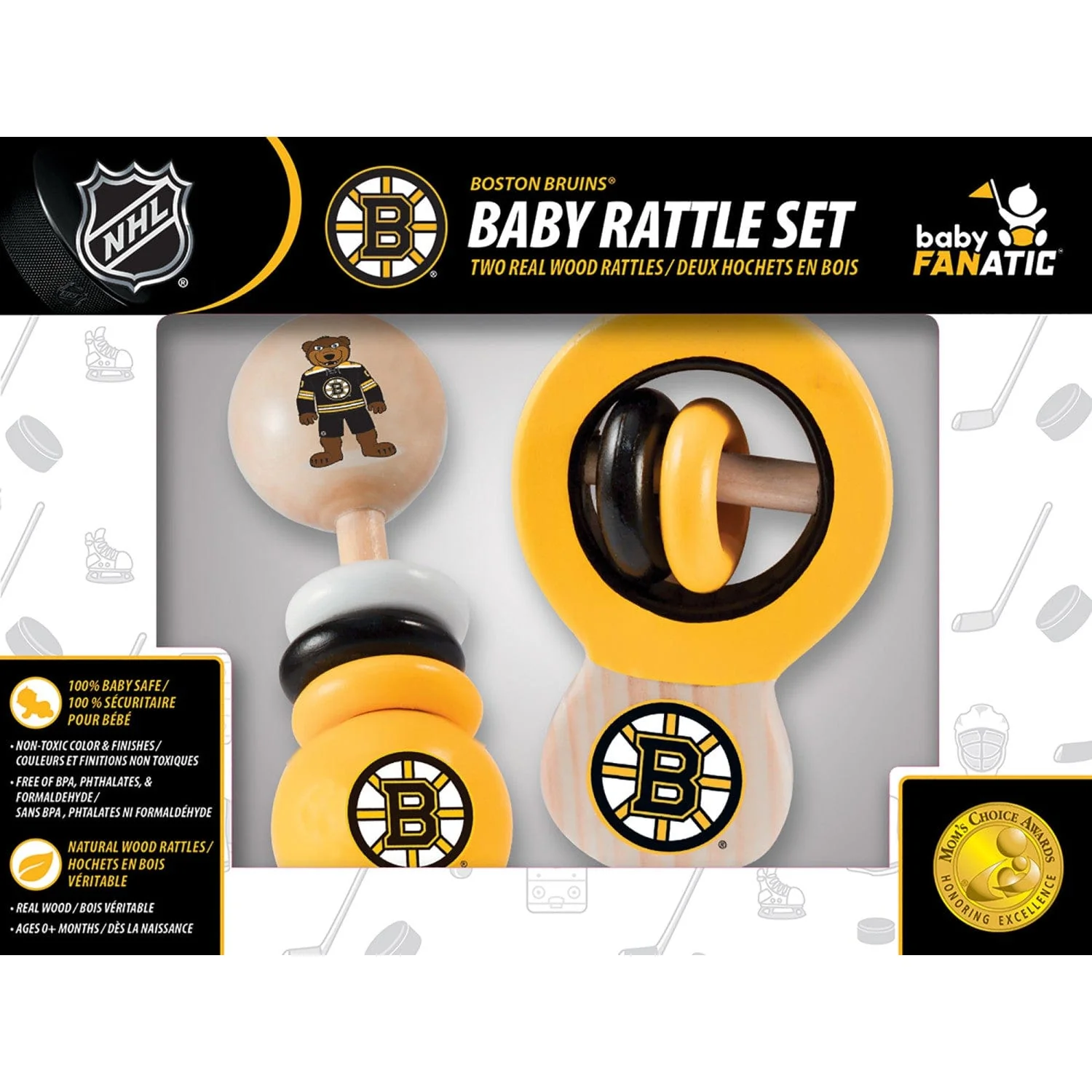Boston Bruins - Baby Rattles 2-Pack - Image 2