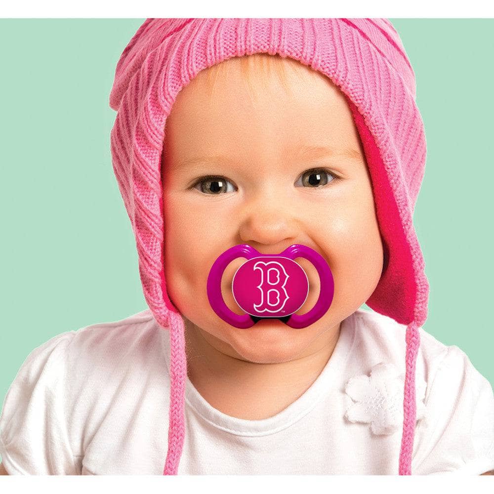 Boston Red Sox - Pink Pacifier 2-Pack - Image 5