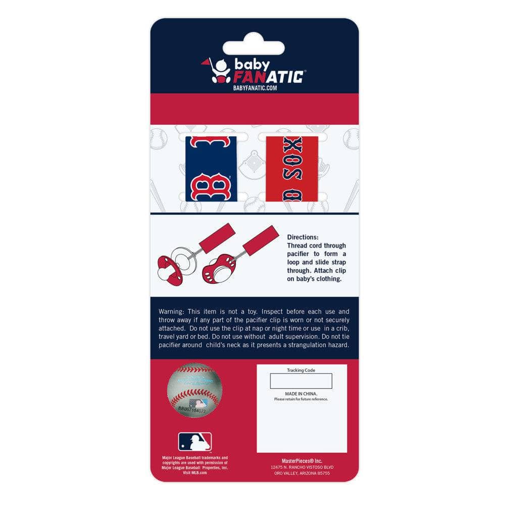 Boston Red Sox - Pacifier Clip 2-Pack - Image 3