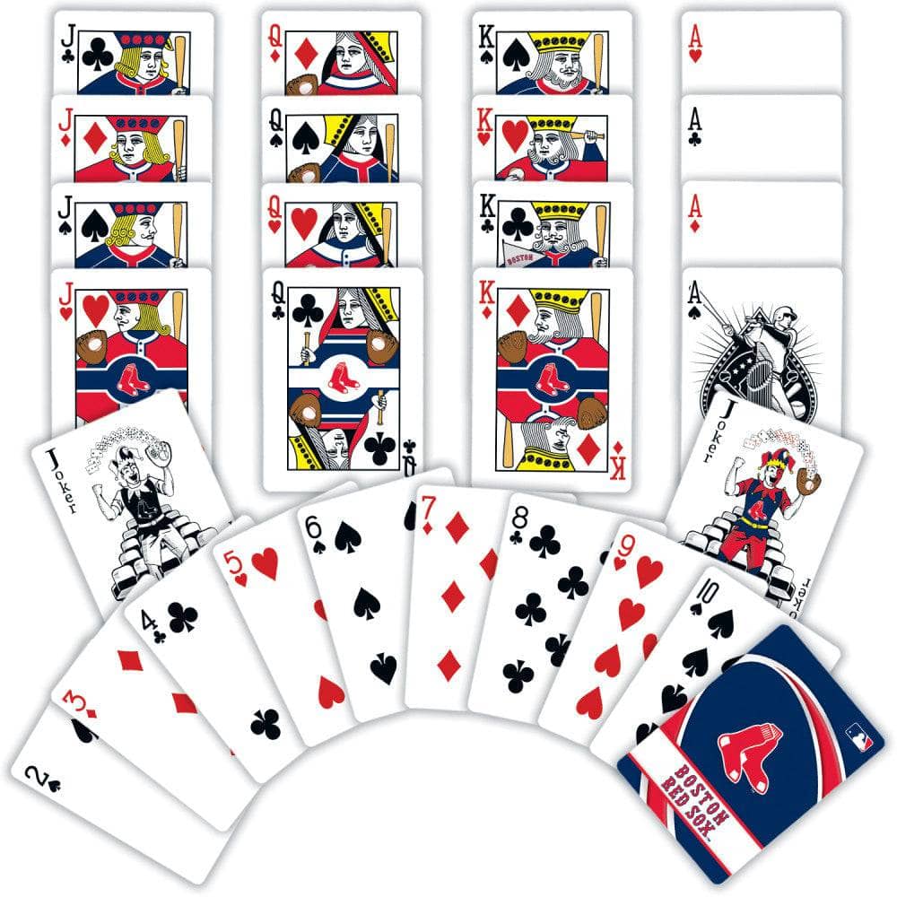 Boston Red Sox Playing Cards - 54 Card Deck - Image 2
