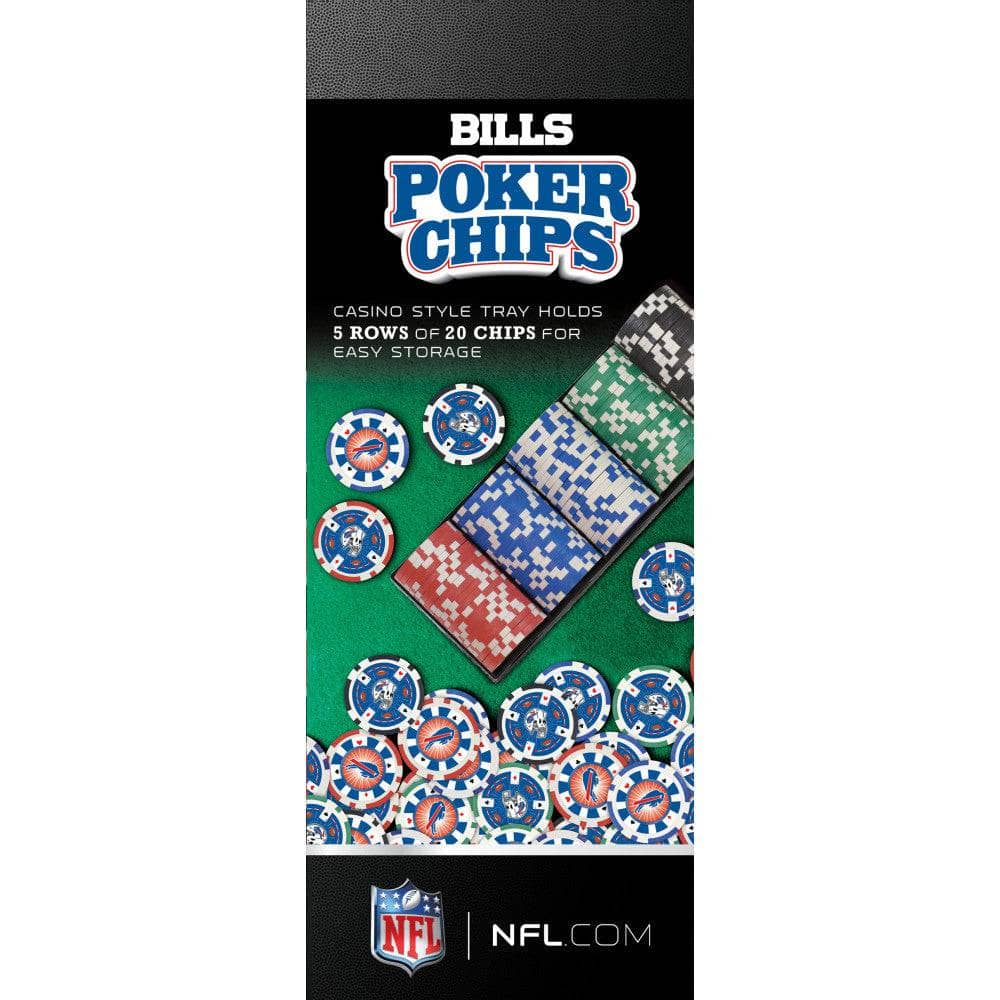 Buffalo Bills 100 Piece Poker Chips - Image 4