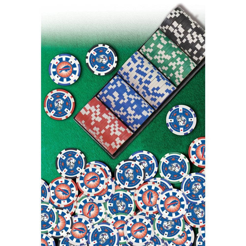 Buffalo Bills 100 Piece Poker Chips - Image 5