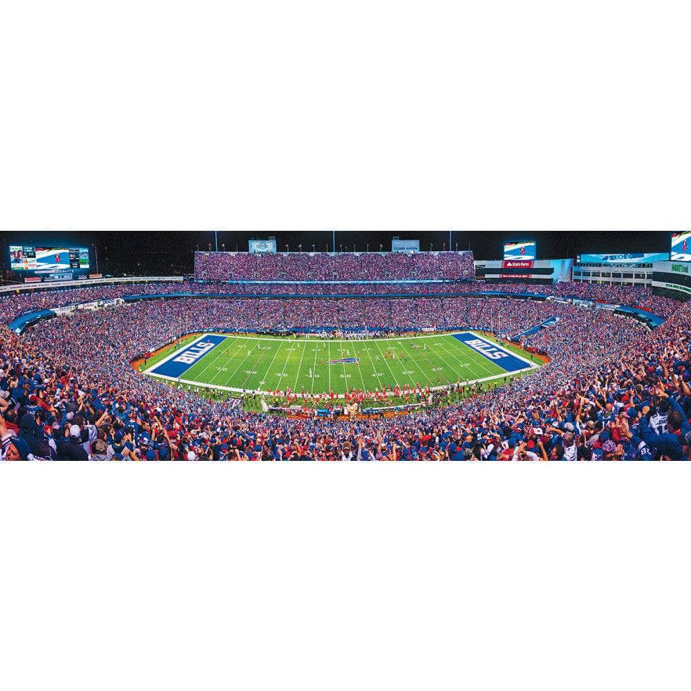 Buffalo Bills - 1000 Piece Panoramic Jigsaw Puzzle - Center View - Image 2