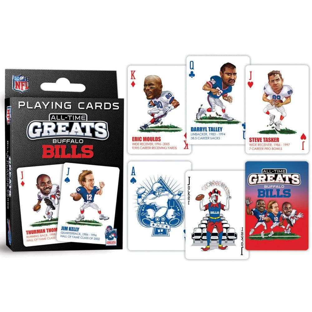 Buffalo Bills All-Time Greats Playing Cards - 54 Card Deck - Image 3