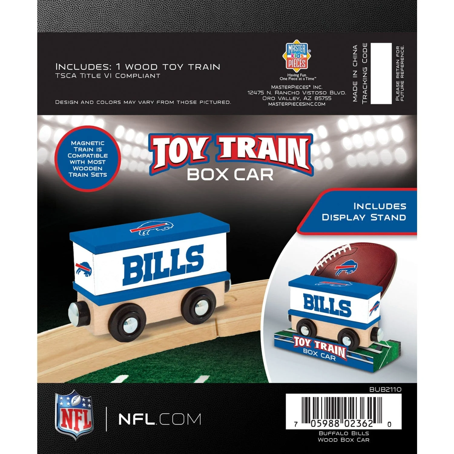 Buffalo Bills Toy Train Box Car - Image 3