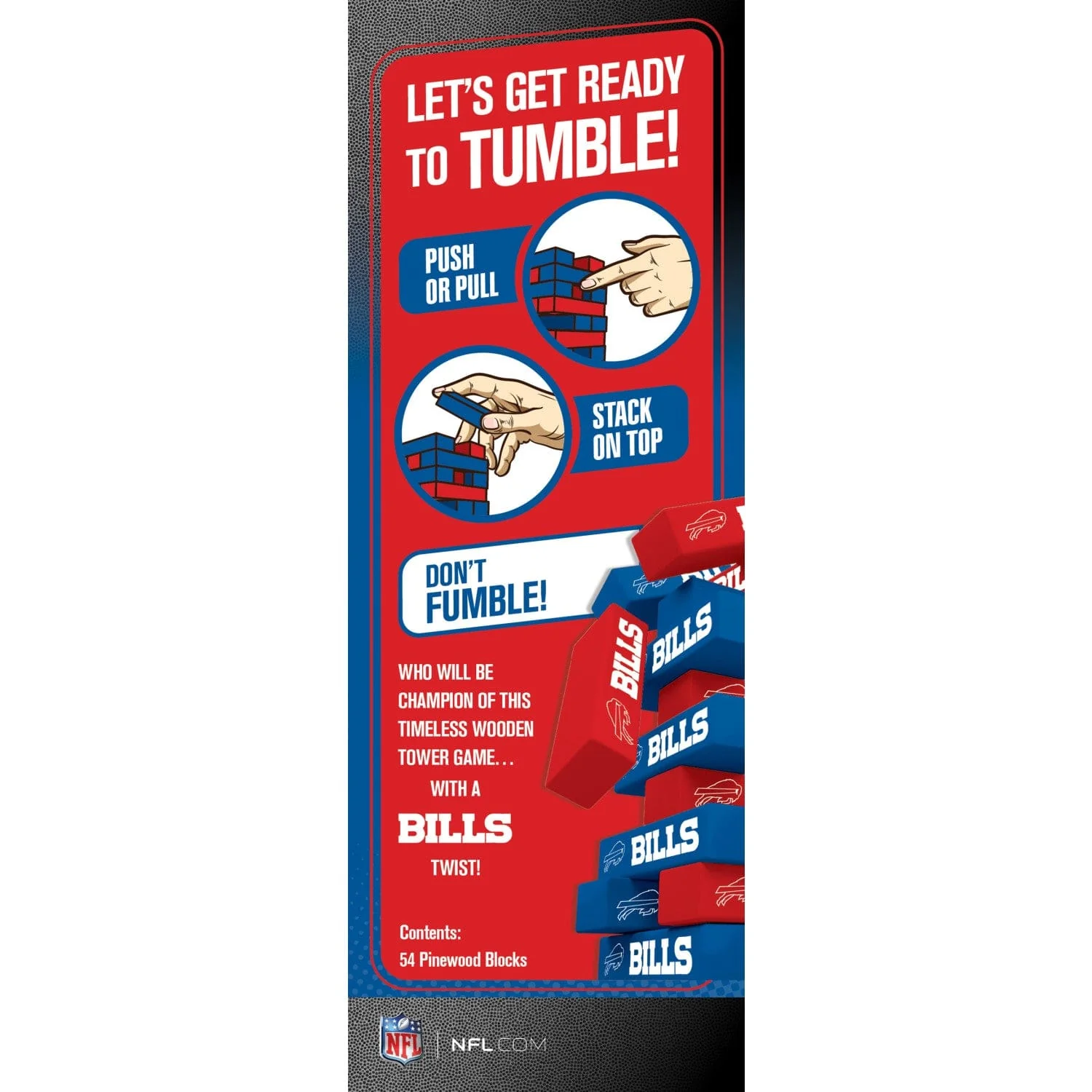 Buffalo Bills Tumble Tower - Image 3