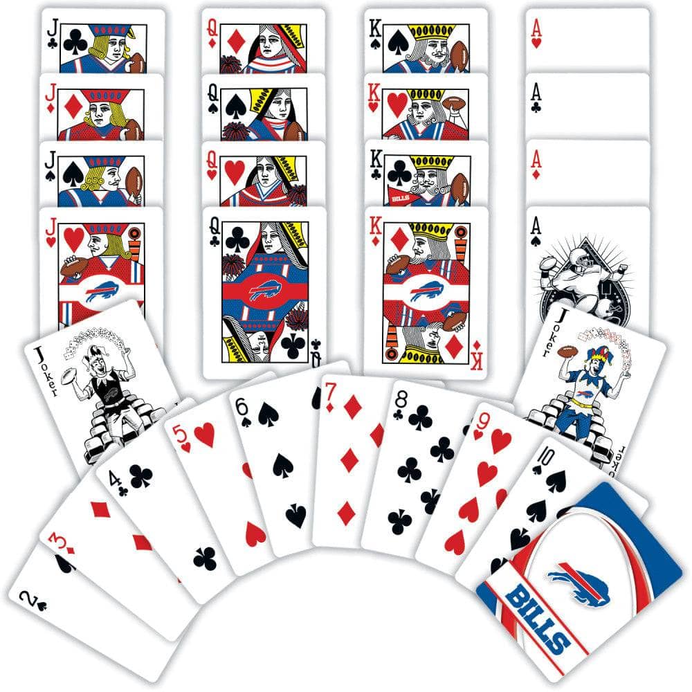 Buffalo Bills Playing Cards - 54 Card Deck - Image 2