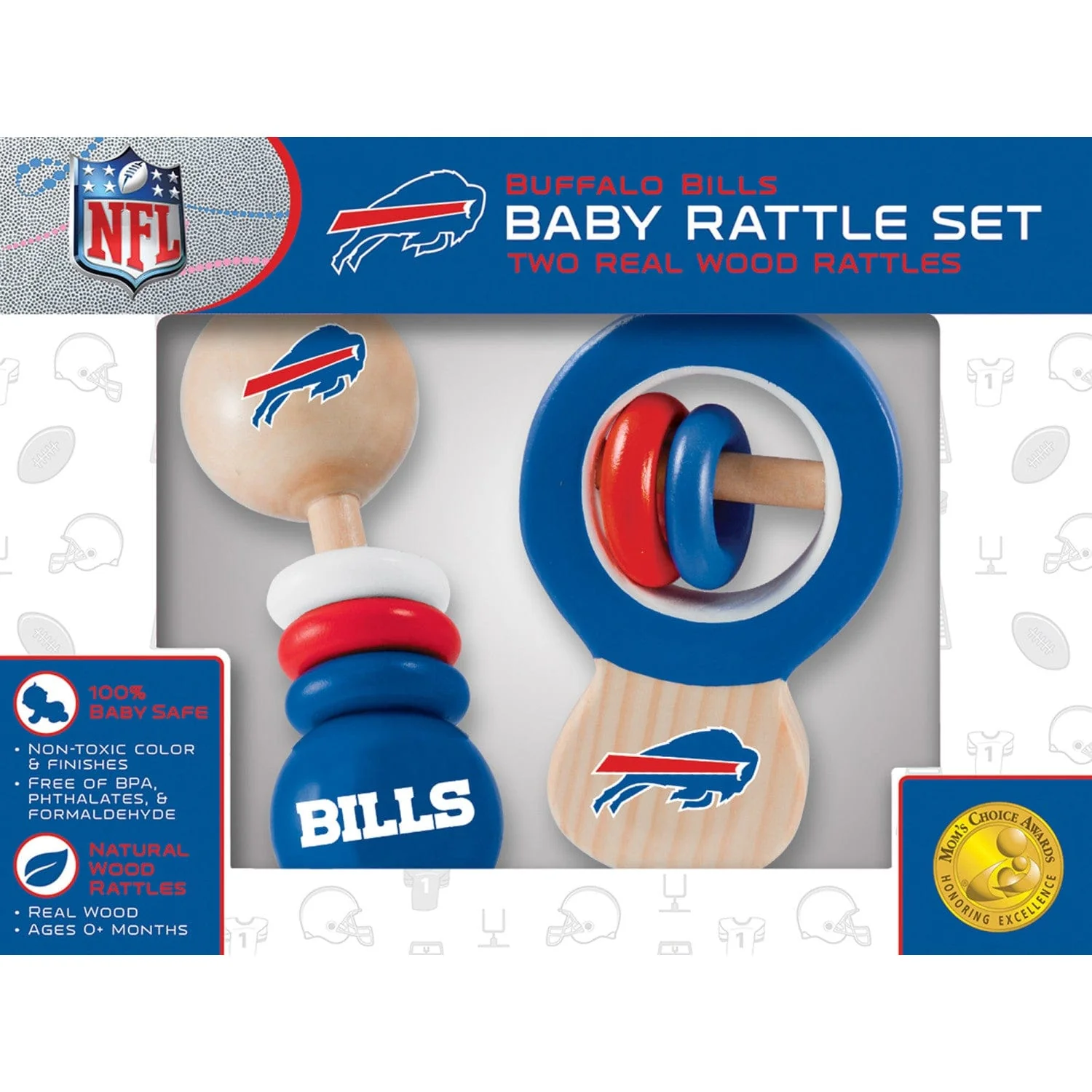 Buffalo Bills - Baby Rattles 2-Pack - Image 2