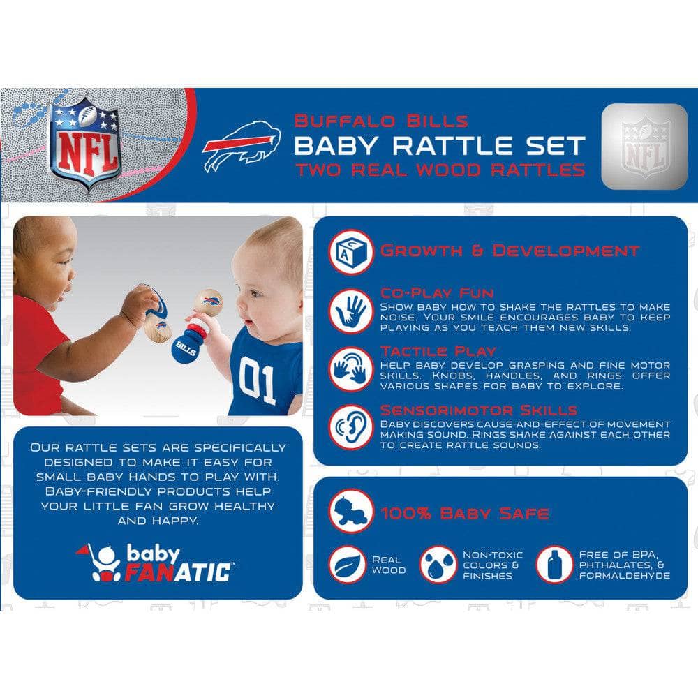 Buffalo Bills - Baby Rattles 2-Pack - Image 3