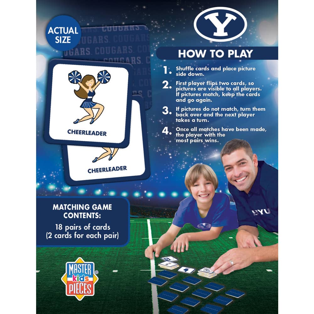 BYU Cougars Matching Game - Image 3