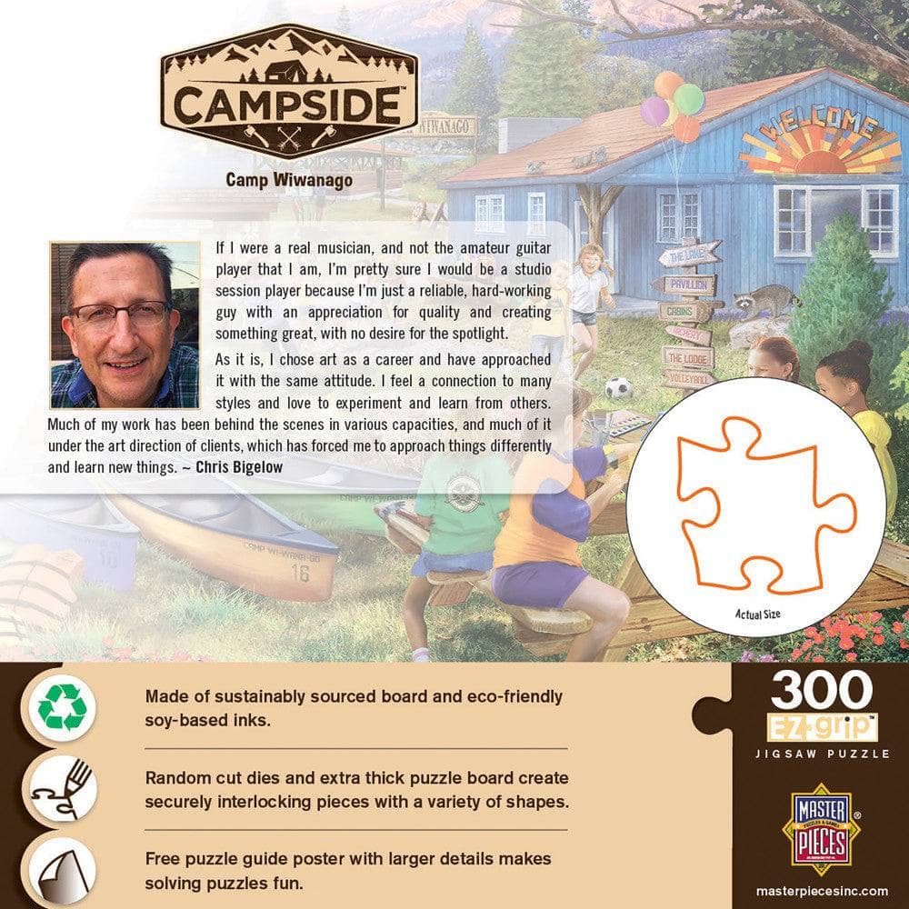 Campside - Camp Wiwanago 300 Piece EZ Grip Jigsaw Puzzle - Image 3