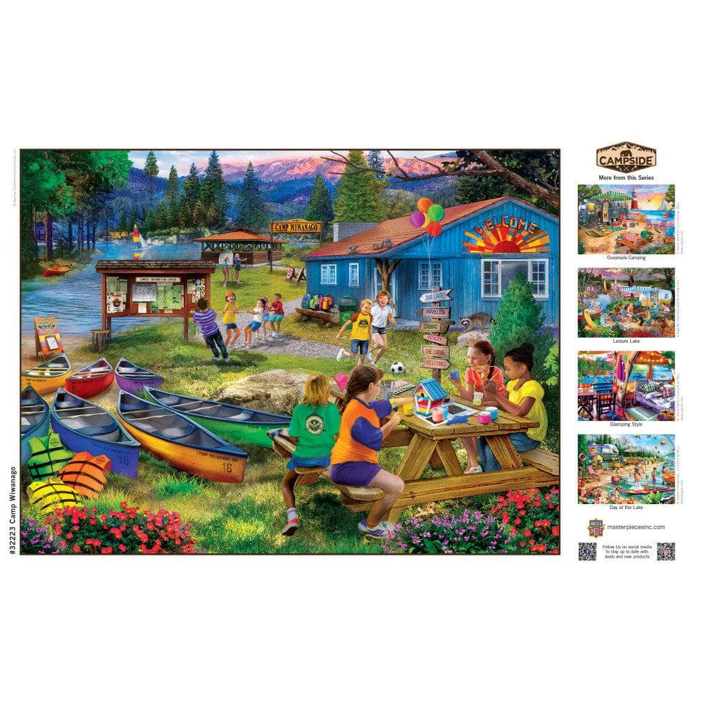 Campside - Camp Wiwanago 300 Piece EZ Grip Jigsaw Puzzle - Image 4