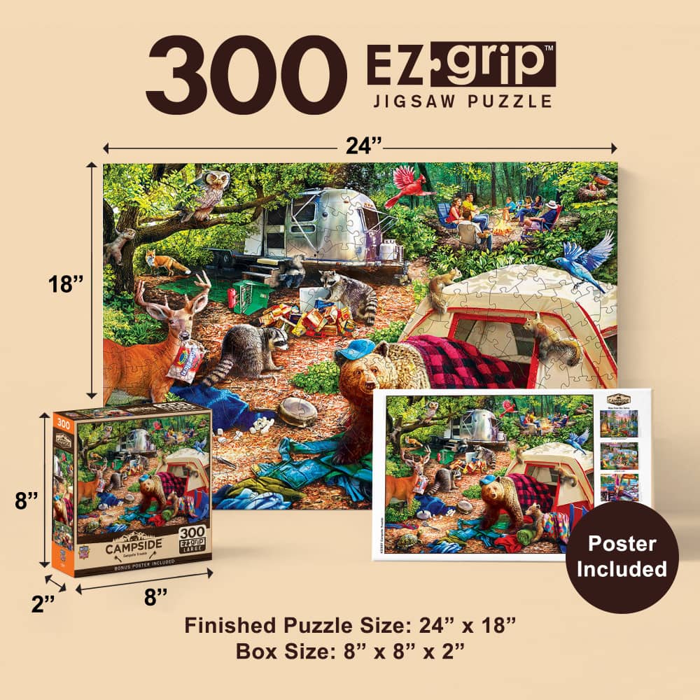Campside - Campsite Trouble 300 Piece EZ Grip Jigsaw Puzzle - Image 5