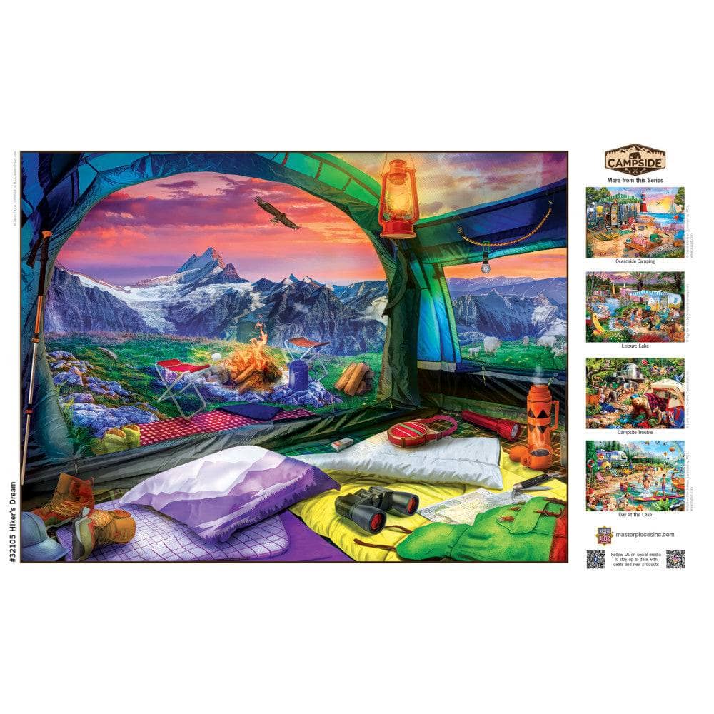 Campside - Hiker's Dream 300 Piece EZ Grip Jigsaw Puzzle - Image 4