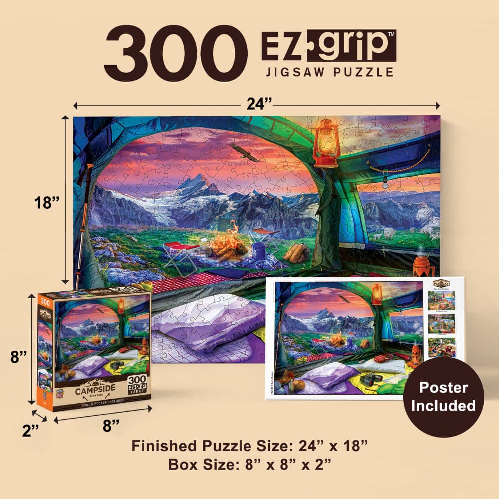 Campside - Hiker's Dream 300 Piece EZ Grip Jigsaw Puzzle - Image 5