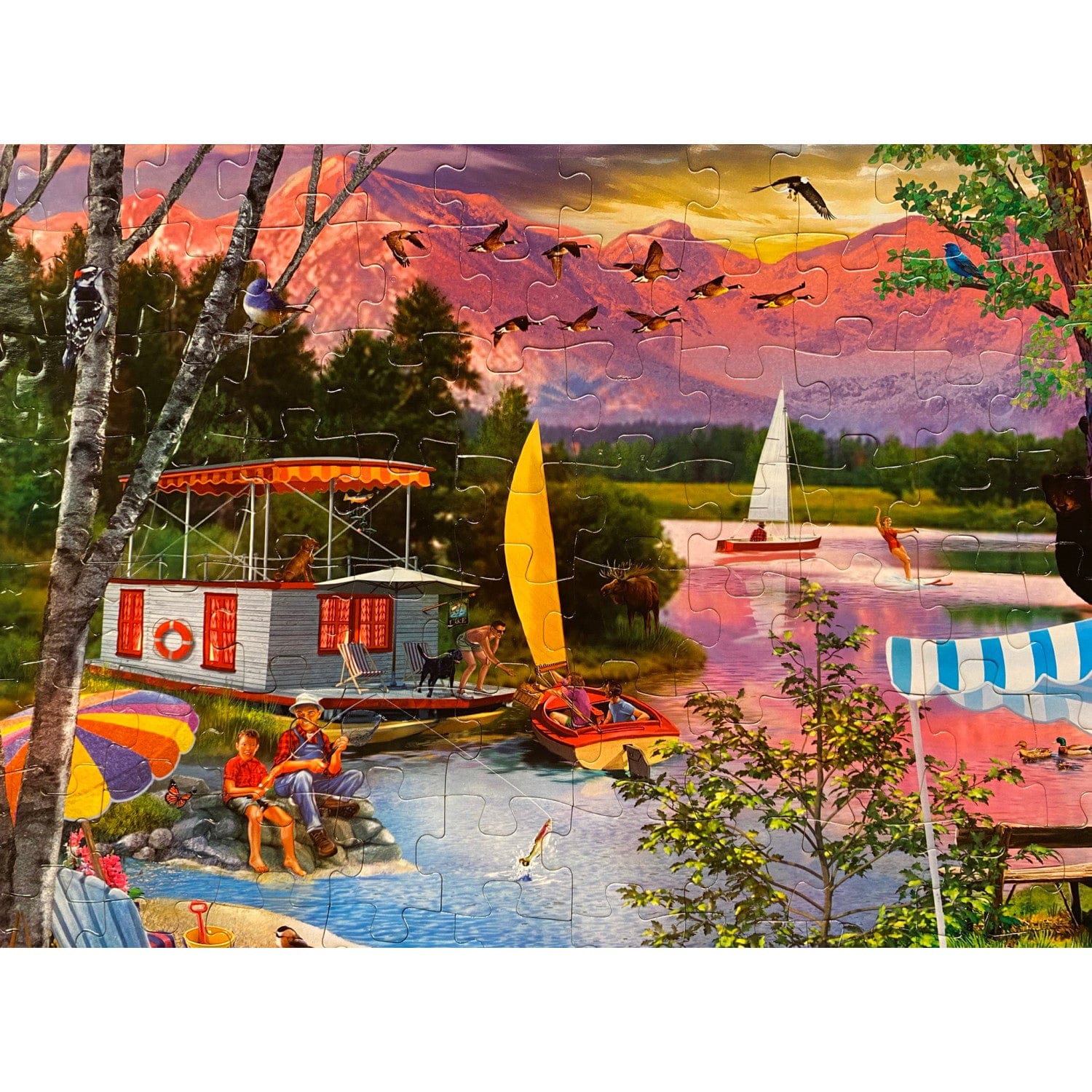 Campside - Leisure Lake 300 Piece EZ Grip Jigsaw Puzzle - Image 6