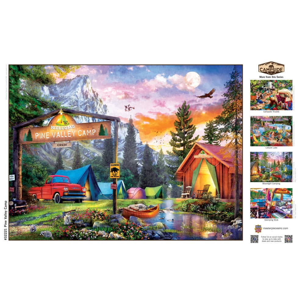 Campside - Pine Valley Camp 300 Piece EZ Grip Jigsaw Puzzle - Image 4