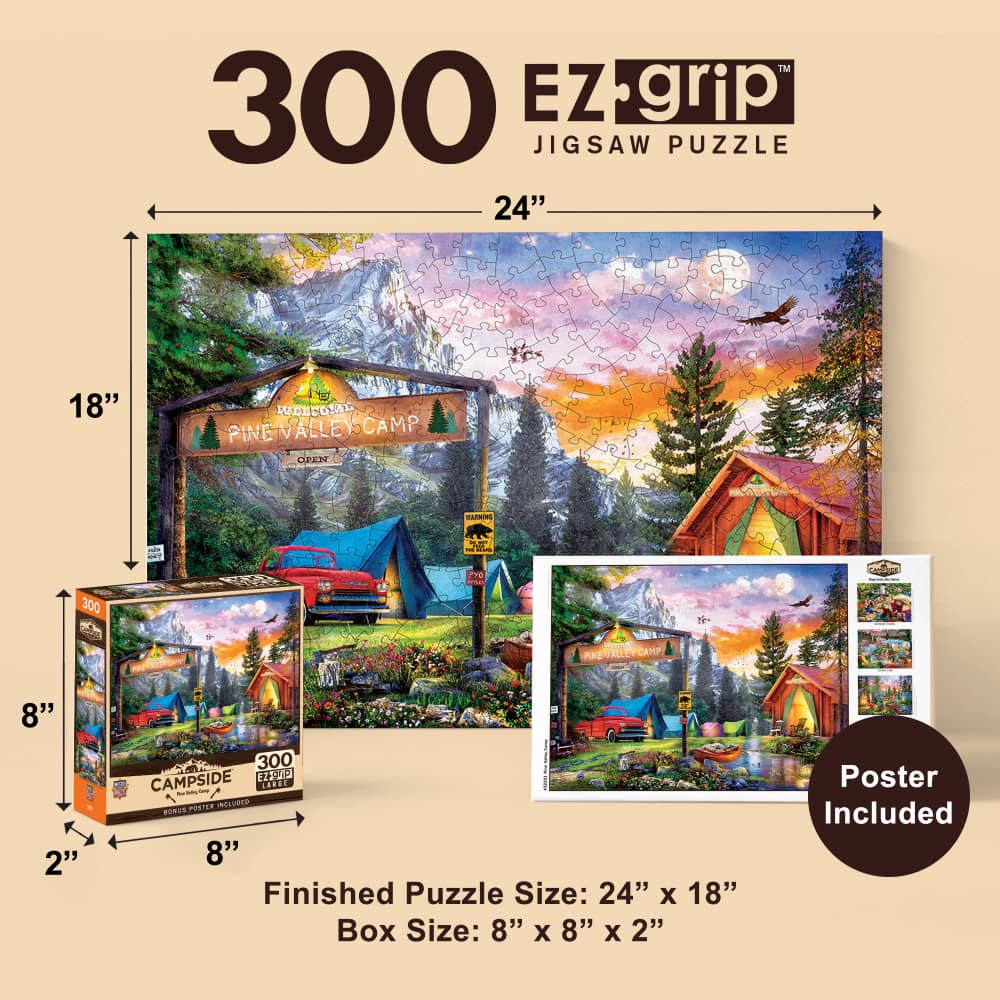 Campside - Pine Valley Camp 300 Piece EZ Grip Jigsaw Puzzle - Image 5
