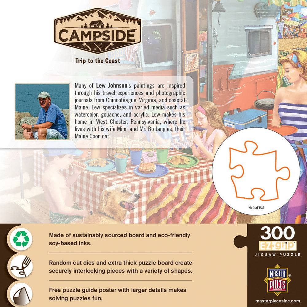 Campside - Trip to the Coast 300 Piece EZ Grip Jigsaw Puzzle - Image 3