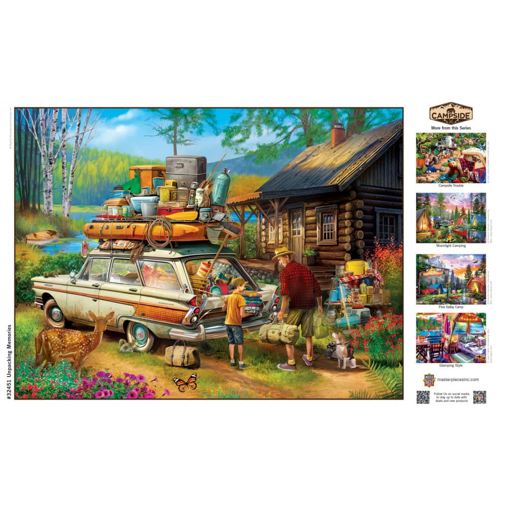 Campside - Unpacking Memories 300 Piece EZ Grip Jigsaw Puzzle - Image 4
