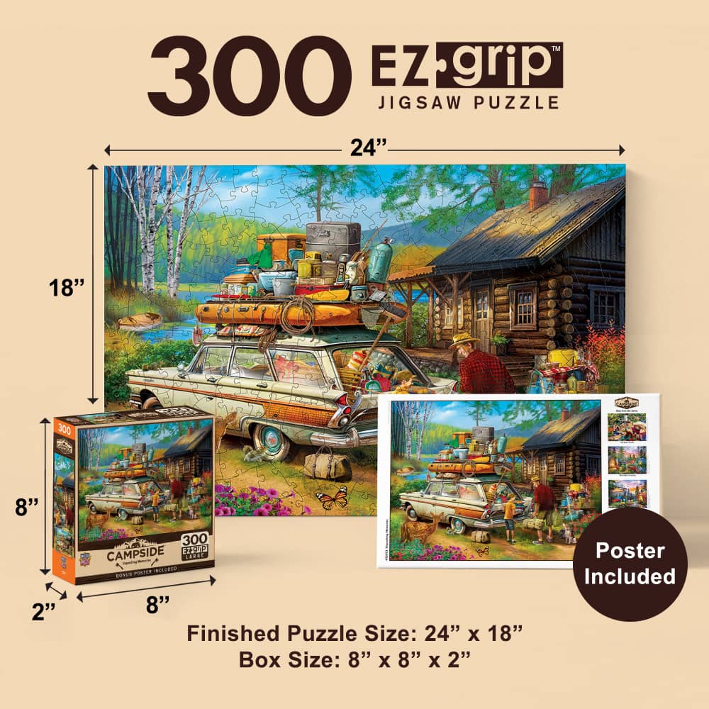 Campside - Unpacking Memories 300 Piece EZ Grip Jigsaw Puzzle - Image 5